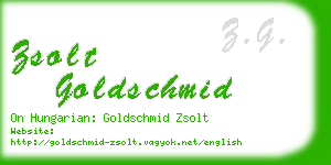 zsolt goldschmid business card